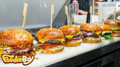 잼 출신 황현민의 앨더버거 대형 글로벌 버거로 탄생되기 3초전 전조증상 이미 쓰나미 버거로