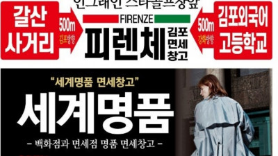 김포 피렌체아울렛 7월초부터 8월말까지 폐업정리에 돌입했다고 한다. 파격적으로 할인가격으로 판매중